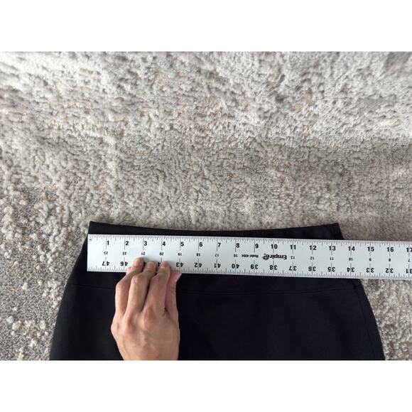 Alfani Petite Size PP Stretch Minimalist S Knee Length Pencil Skirt Black Lined - Picture 3 of 7